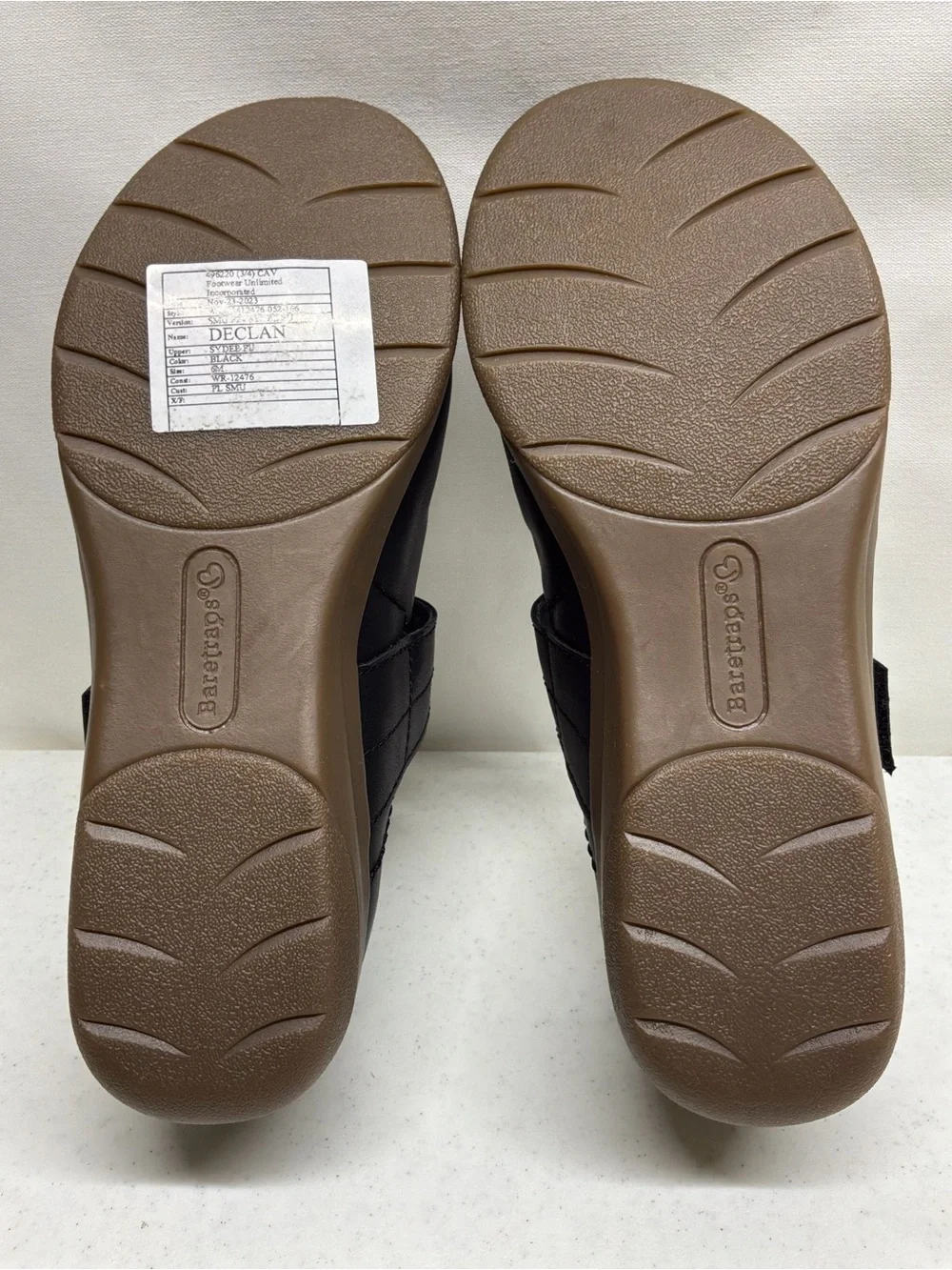 Baretraps Black Mary Jane Comfort Flats Size 6M NWOT
